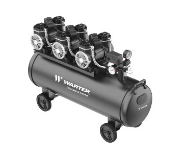 WARTER WC100 PRO 100L Flüsterkompressor Set